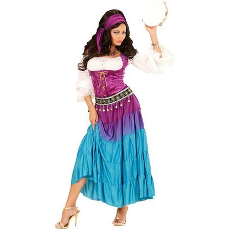 Zigeuner & Zigeunerin Kostuum | Feestelijke Roma Zigeunerin | Vrouw | Small | Carnaval kostuum | Verkleedkleding